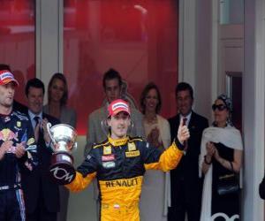 yapboz Robert Kubica - Renault - Monte-Carlo 2010 (3 sırada)